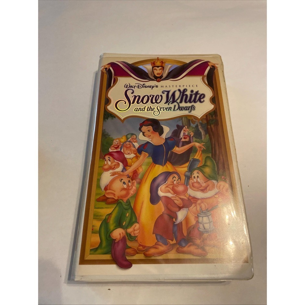 Walt Disney's SNOW WHITE & The SEVEN DWARFS VHS Masterpiece Collection, Rare